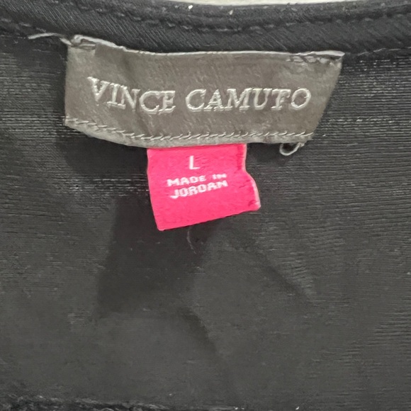 NWT Vince Camuto Sparkly Faux-Wrap Top - Picture 2 of 5